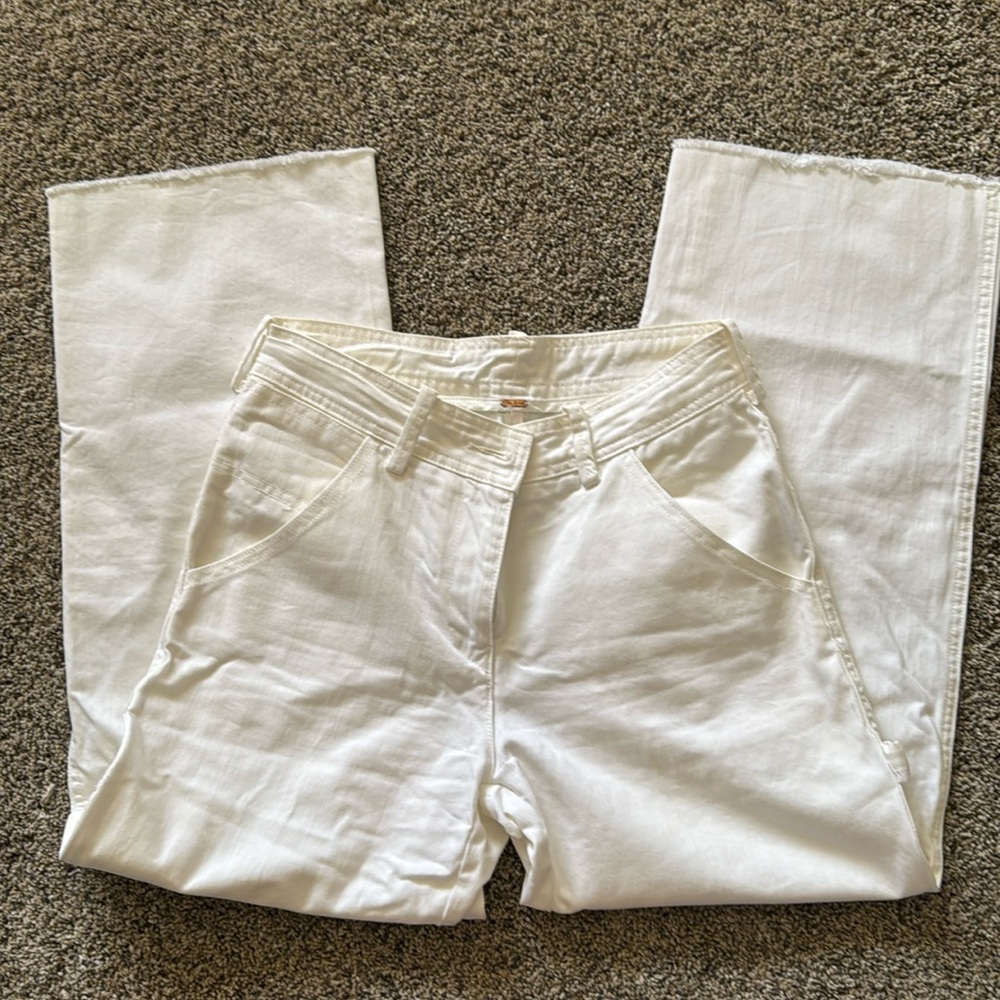 Free people cropped carpenter pants